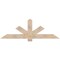 Ekena Millwork Kennewick Smooth Timber Gable Bracket, Douglas Fir, 72"W x 24"H x 1 1/2"D x 5 1/2"F, 8/12 Pitch GBW072X24X0206KEN00SDF - alternate 1